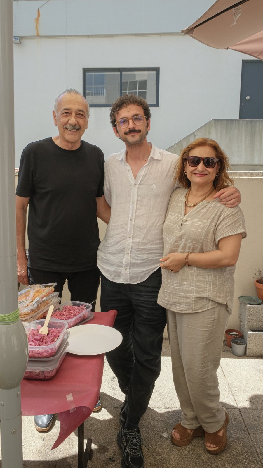 Tuna with his parents